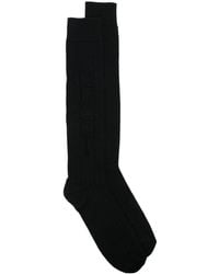 Gucci - Intarsia Knit-logo Socks - Lyst