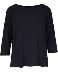 Majestic Filatures - 3/4 Sleeve Knit Top - Lyst