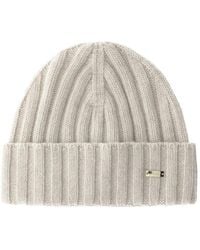 Herno - Ribbed-Knit Wool Beanie Hat - Lyst