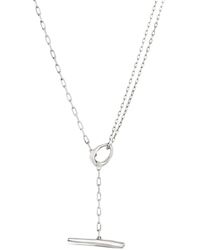 Dinny Hall - Thalassa Small T-bar Necklace - Lyst