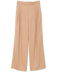 Eleventy - Pleated Wide-Leg Trousers - Lyst