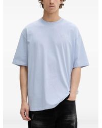 DIESEL - Graphic-Print Embroidered-Logo T-Shirt - Lyst