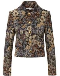 Veronica Beard - Chaqueta Wilde Ajustada Con Motivo De Tapiz Floral - Lyst