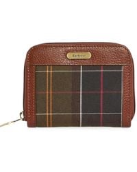 Barbour - Portemonnaie Mit Schottenkaro - Lyst