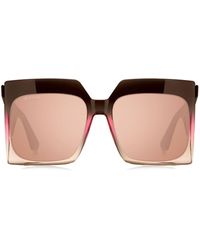 Etro - Tailoring Oversize-frame Sunglasses - Lyst