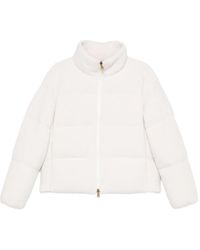 Moncler - Gefütterte Jacke mit Reißverschluss - Lyst