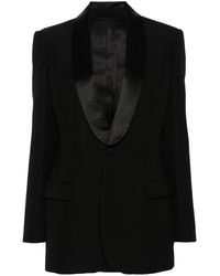 Wardrobe NYC - Single-Breasted Wool Blazer - Lyst