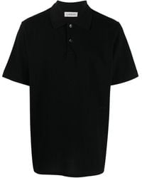 Lanvin - Logo-embroidered Cotton Polo Shirt - Lyst