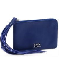 Bimba Y Lola - Small Electric- Fringed Leather Coin Purse - Lyst