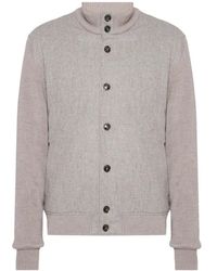 Tombolini - Button-Down Bomberjack - Lyst