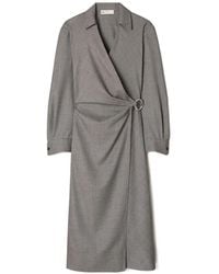Tory Burch - Wool Wrap Dress - Lyst
