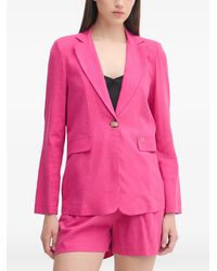 GAUDI - Single-Breasted Notched-Lapels Blazer - Lyst