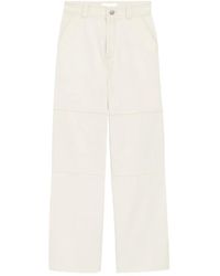 Ami Paris - Katoenen Flared Jeans - Lyst