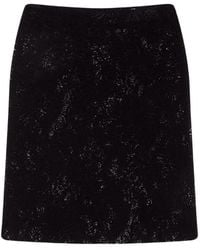 MSGM - Mini-Rok Met Bloemenkant - Lyst