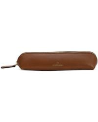 La Portegna - Logo-Print Leather Pencil Case - Lyst
