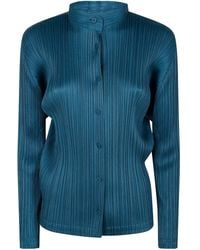 Pleats Please Issey Miyake - Pleated Blouse - Lyst