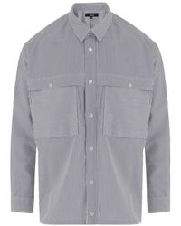 Comme des Garçons - Striped Patch-Pocket Shirt - Lyst