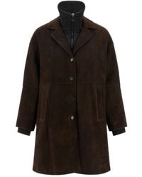 P.A.R.O.S.H. - Monet Suede Coat - Lyst