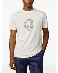 Hackett - Heritage H Logo-Print T-Shirt - Lyst
