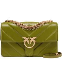 Pinko - Medium Love Bag One Chevron Shoulder Bag - Lyst