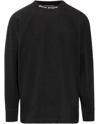 Palm Angels - Jersey Con Logo Estampado - Lyst
