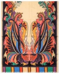 Etro - All-Over Printed Scarf - Lyst