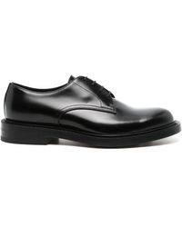 Gucci - Logo-Lettering Derby Shoes - Lyst