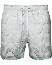 Amiri - Graphic-Print Swim Shorts - Lyst