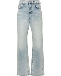 7 For All Mankind - Straight High Waist Jeans - Lyst