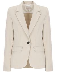 Emme - Giacca Monopetto Con Revers Classici - Lyst
