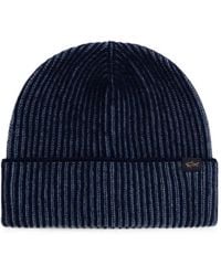Paul & Shark - Ribbed-Knit Beanie Hat - Lyst