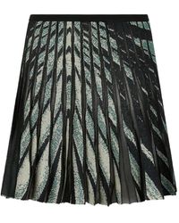 Roberto Cavalli - Minirock Mit Falten - Lyst