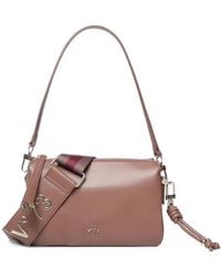 V73 - Zircone Logo-Plaque Knotted Tote Bag - Lyst