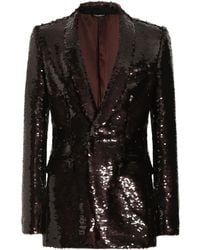 Dolce & Gabbana - スパンコール シングルジャケット - Lyst