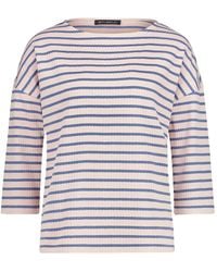 Betty Barclay - Striped Ribbed T-Shirt - Lyst
