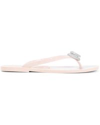 Mach & Mach - Sandales À Ornements En Cristal - Lyst