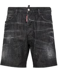 DSquared² - Marine Denim Shorts - Lyst