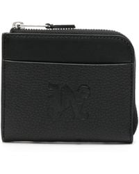 Palm Angels - Logo-debossed Leather Wallet - Lyst