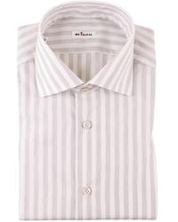 Kiton - Vertical-Stripe Shirt - Lyst