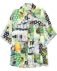 Martine Rose - Boxy Wrap Shirt - Lyst