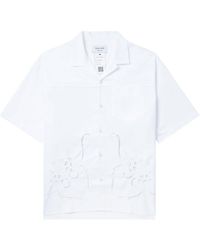 Marine Serre - Regenerated Household Cotton Shirt - Lyst