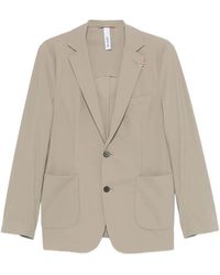 DISTRETTO 12 - Active Single-Breasted Patch-Pocket Jacket - Lyst