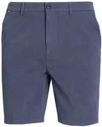 BOSS - Modern-Fit Cotton Shorts - Lyst