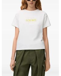 Loewe - Logo Cotton T-Shirt - Lyst