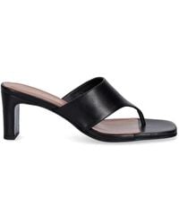 JONAK PARIS - Thong-Strap Square-Toe Sandals - Lyst