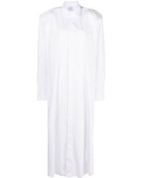 Vetements - Long-sleeved Cotton Maxi Shirt Dress - Lyst