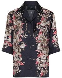 John Richmond - Floral-Print Shirt - Lyst
