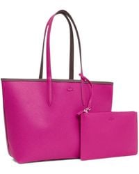 Lacoste - Anna Reversible Tote Bag With Pouch - Lyst