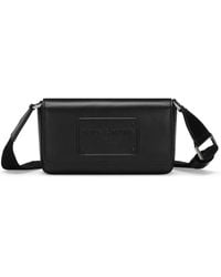 Dolce & Gabbana - Logo-embossed Leather Shoulder Bag - Lyst