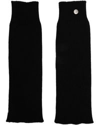 Rick Owens - Ribbed-knit Arm Warmers - Lyst